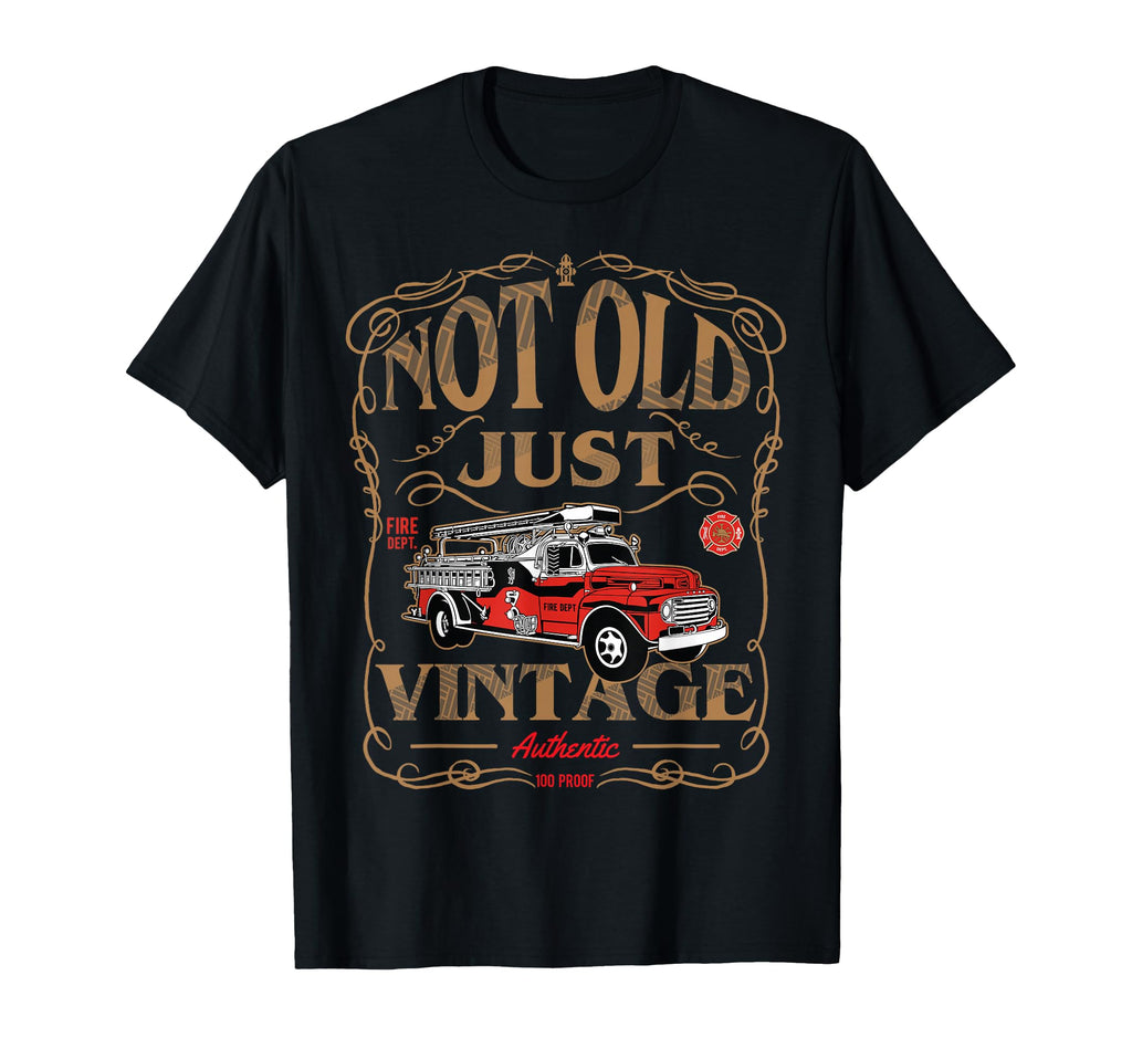 Retired Firefighter Gift Old Fireman T-Shirt - Aesthetic Graphic Unisex - T-Shirt, Sweatshirt, Hoodie