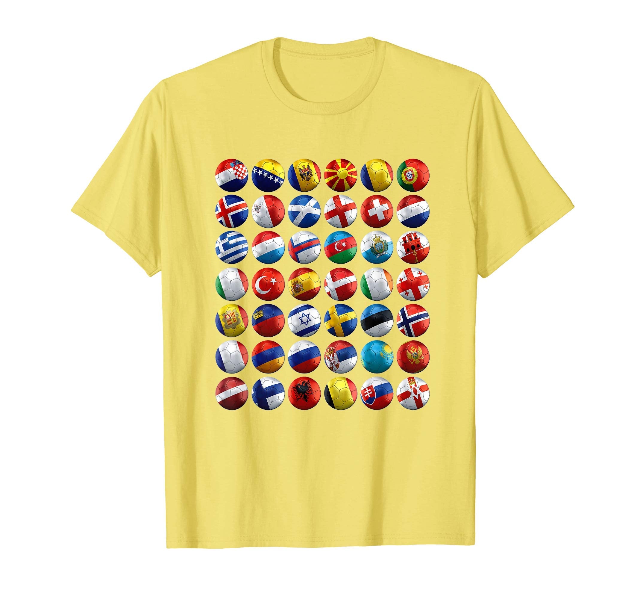 Flags Different Countries Soccer Fans T-Shirt - Trendy Graphic for Adults - T-Shirt, Sweatshirt, Hoodie