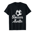 Soccer Auntie Funny Player Fan Gift T-Shirt - Trendy Graphic for Adults - T-Shirt, Sweatshirt, Hoodie