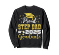 Super Proud Step Dad 2025 Graduate Sweatshirt - Trendy Graphic Unisex - T-Shirt, Sweatshirt, Hoodie
