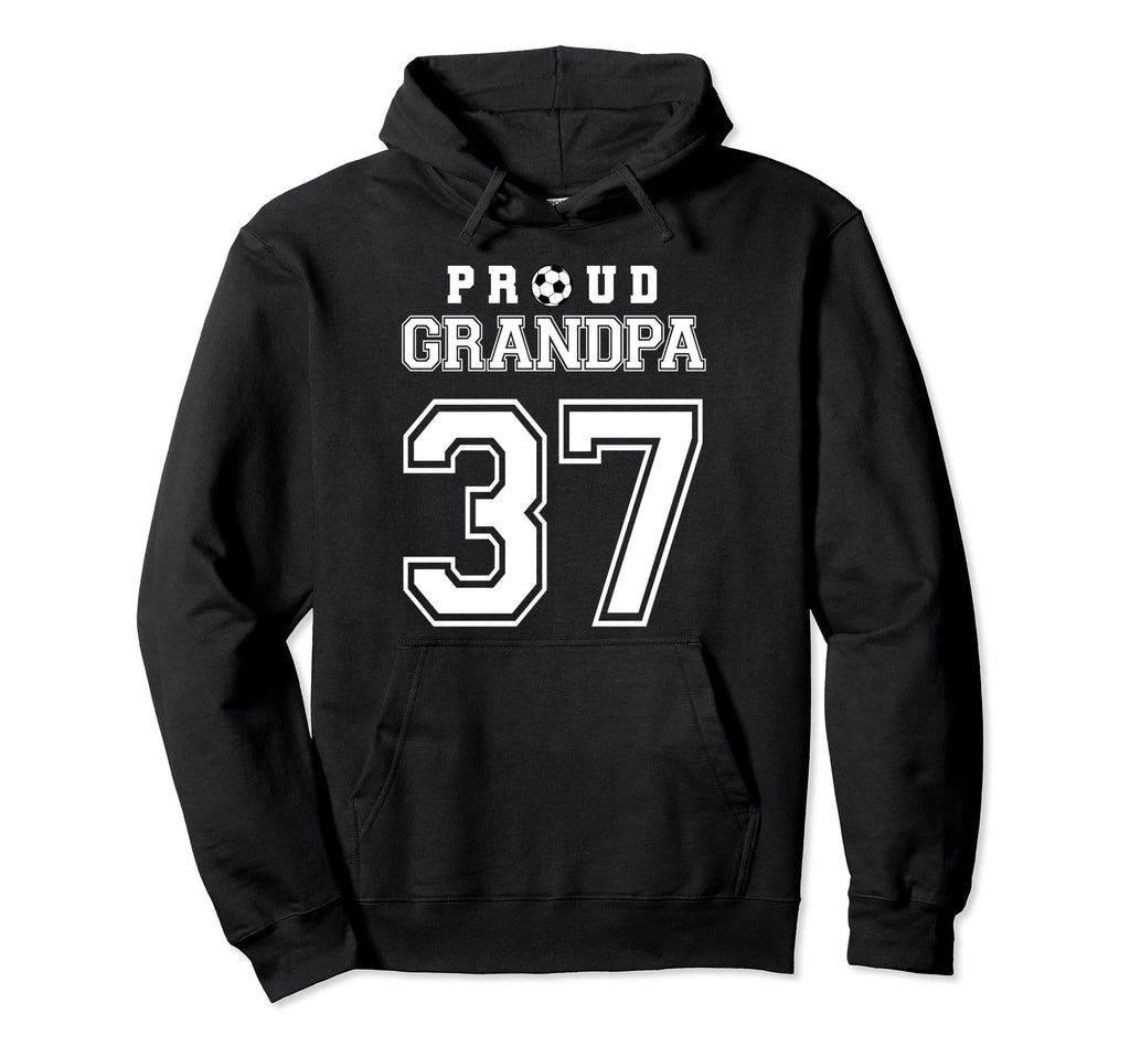 Number 37 Custom Proud Soccer Futbol Hoodie - Minimalist Print Men Women - T-Shirt, Sweatshirt, Hoodie