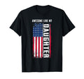 Awesome Like My Daughter American T-Shirt - Aesthetic Graphic Unisex - T-Shirt, Sweatshirt, Hoodie