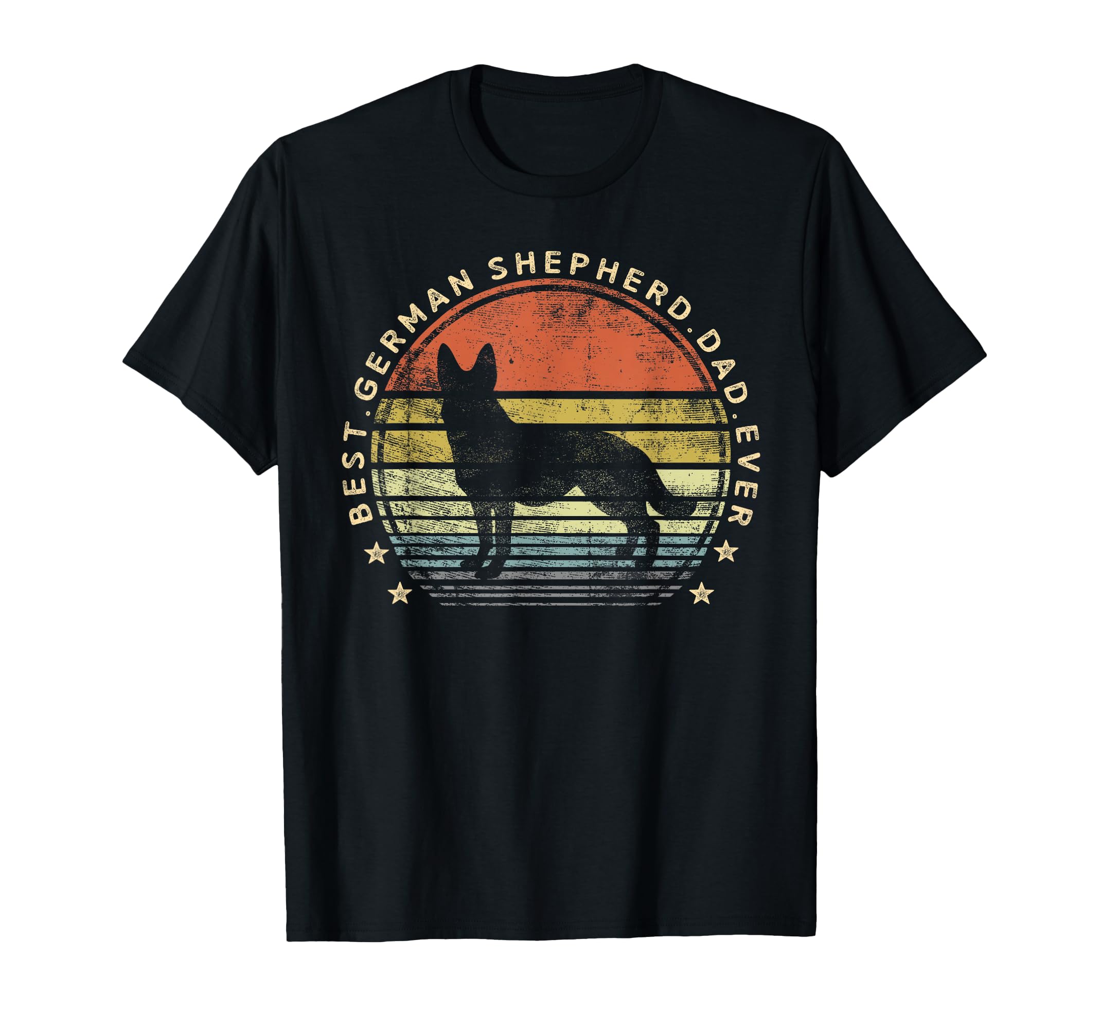 Best German Shepherd Dad Ever Daddy T-Shirt - Minimalist Print Unisex - T-Shirt, Sweatshirt, Hoodie