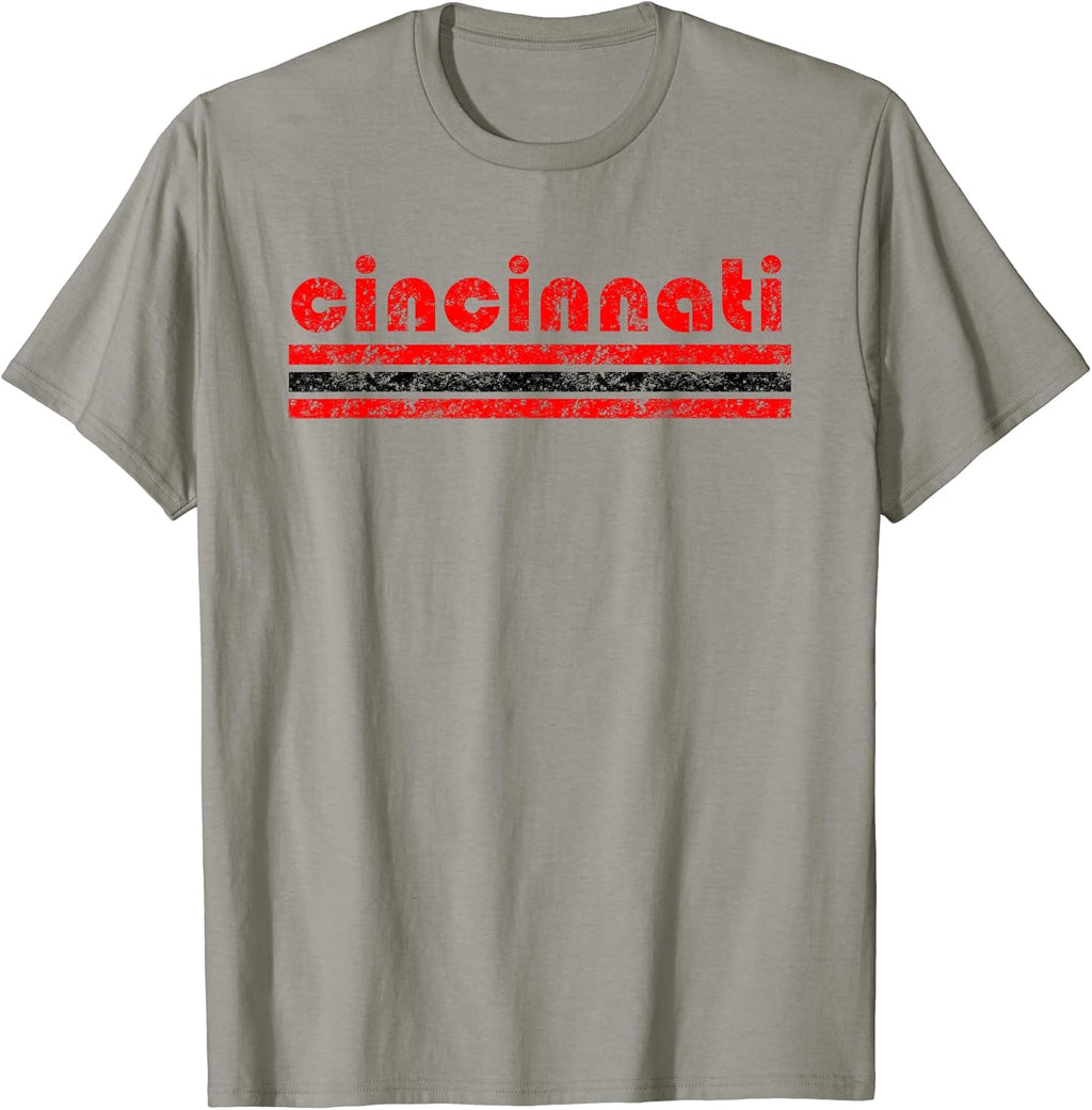 Cincinnati Retro - Adult & Kids T-Shirts, Sweatshirts & Hoodies apparel design preview 1