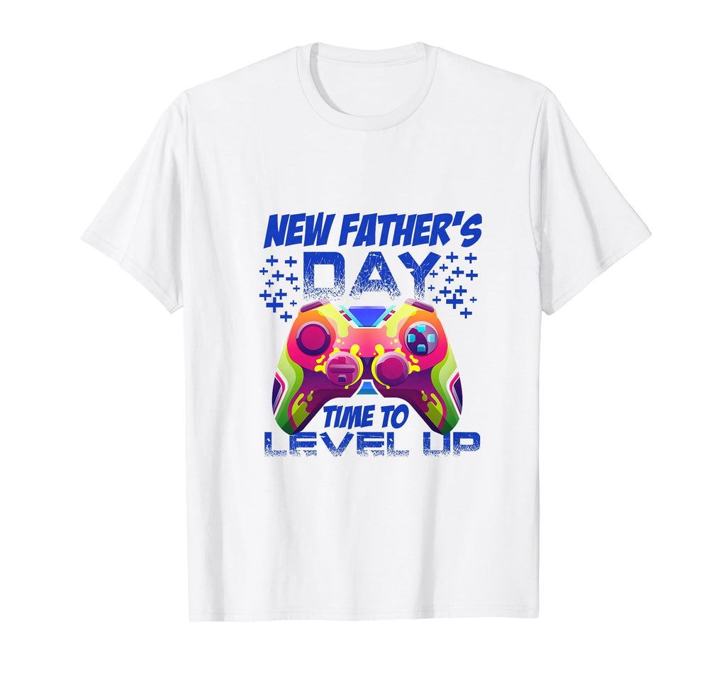 Level Up Funny Fathers Day Ideas T-Shirt - Minimalist Print for Adults - T-Shirt, Sweatshirt, Hoodie