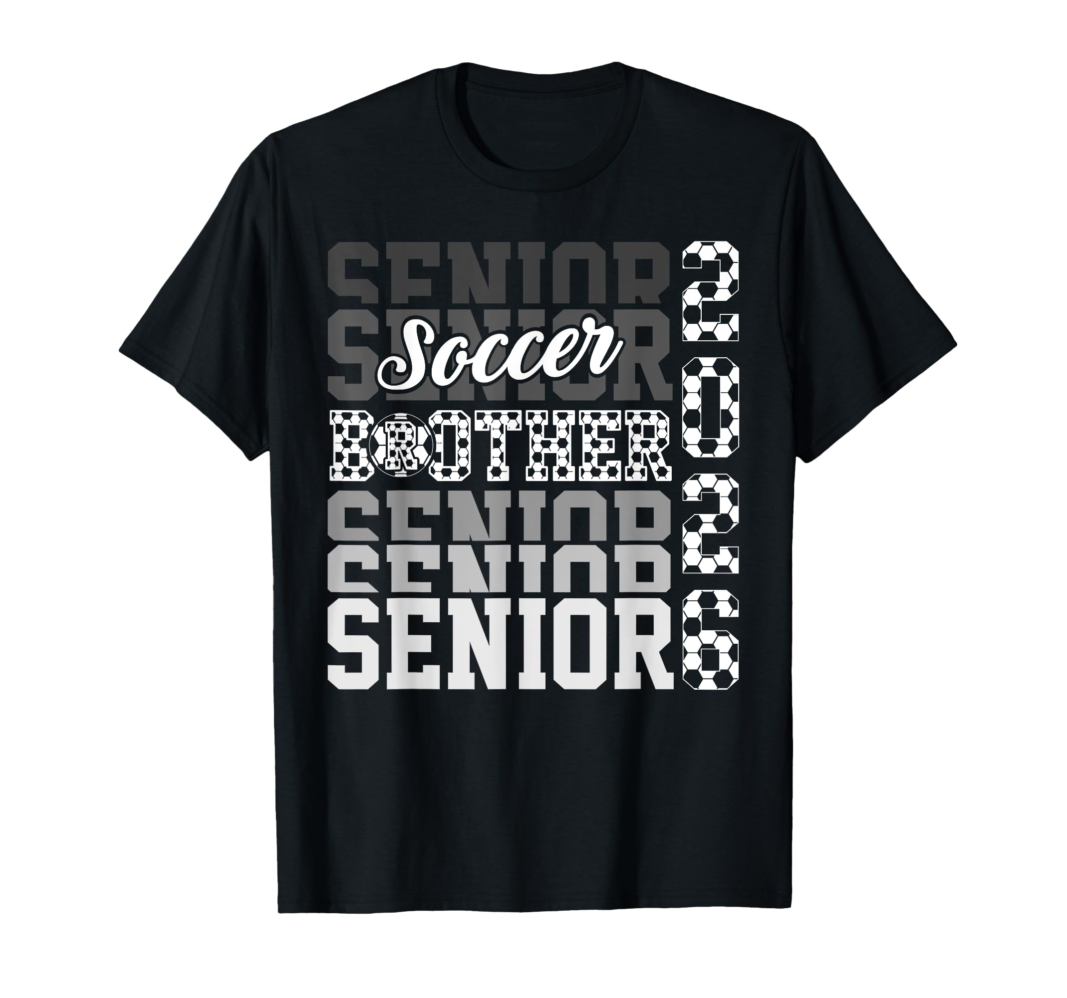 2026 Soccer Senior Brother Graduation T-Shirt - Unique Graphic Unisex - T-Shirt, Sweatshirt, Hoodie