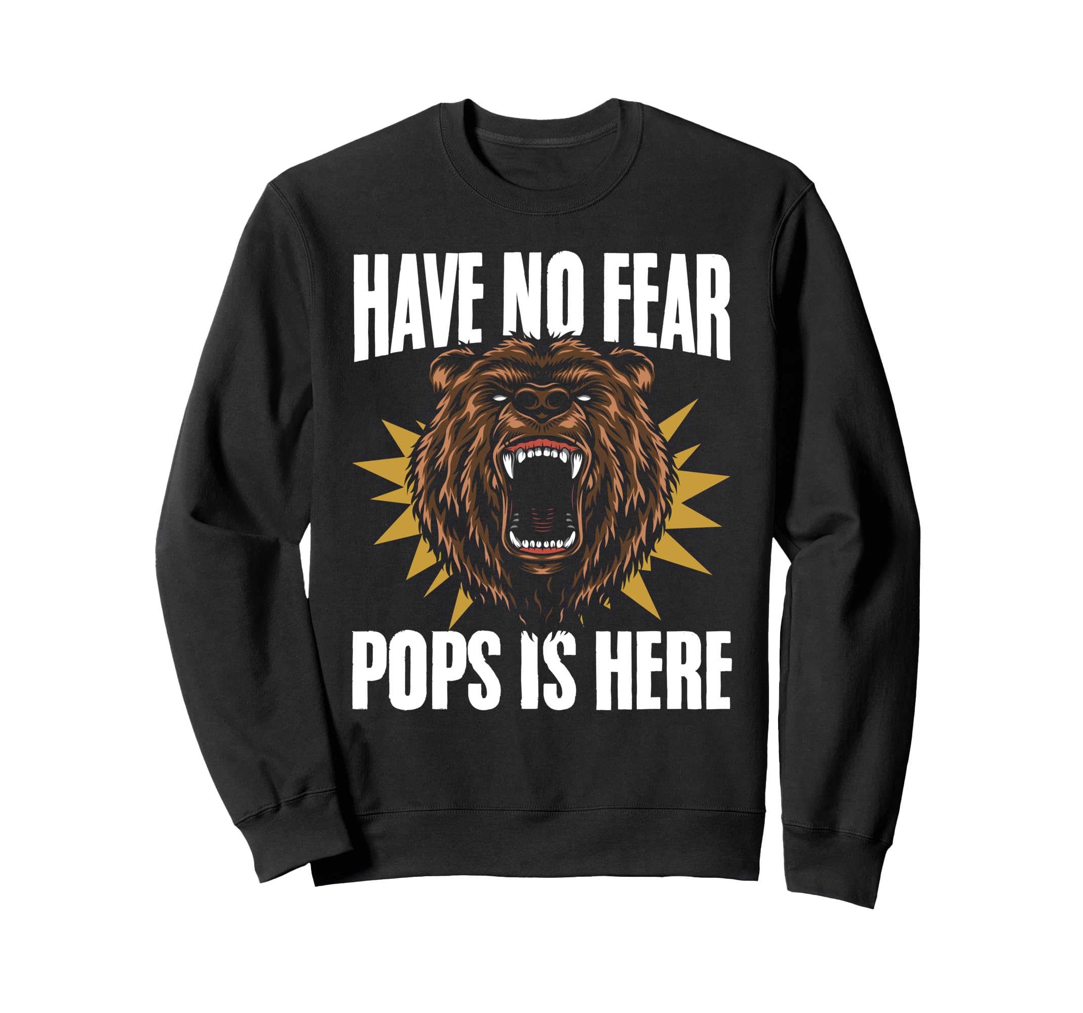 Fathers Day Grandparents Day Bear Face Sweatshirt - Novelty Apparel Unisex - T-Shirt, Sweatshirt, Hoodie