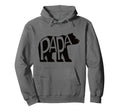 Papa Dad Daddy Bear Hoodie - Custom Art Print for Adults - T-Shirt, Sweatshirt, Hoodie