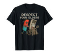 Respect Your Elders Gaming Control Funny T-Shirt - Streetwear Style Unisex - T-Shirt, Sweatshirt, Hoodie