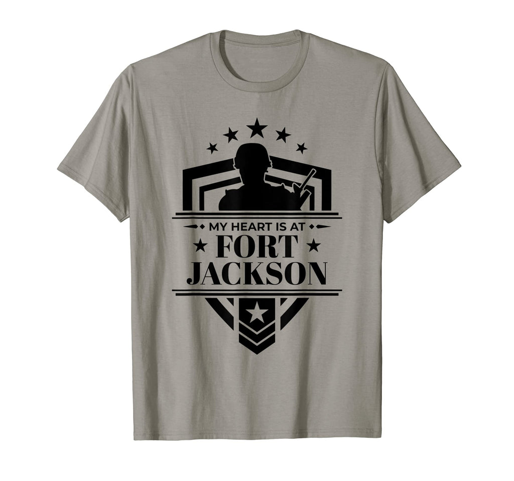 Fort Jackson Military Wife Husband Mom T-Shirt - Aesthetic Graphic Unisex - T-Shirt, Sweatshirt, Hoodie