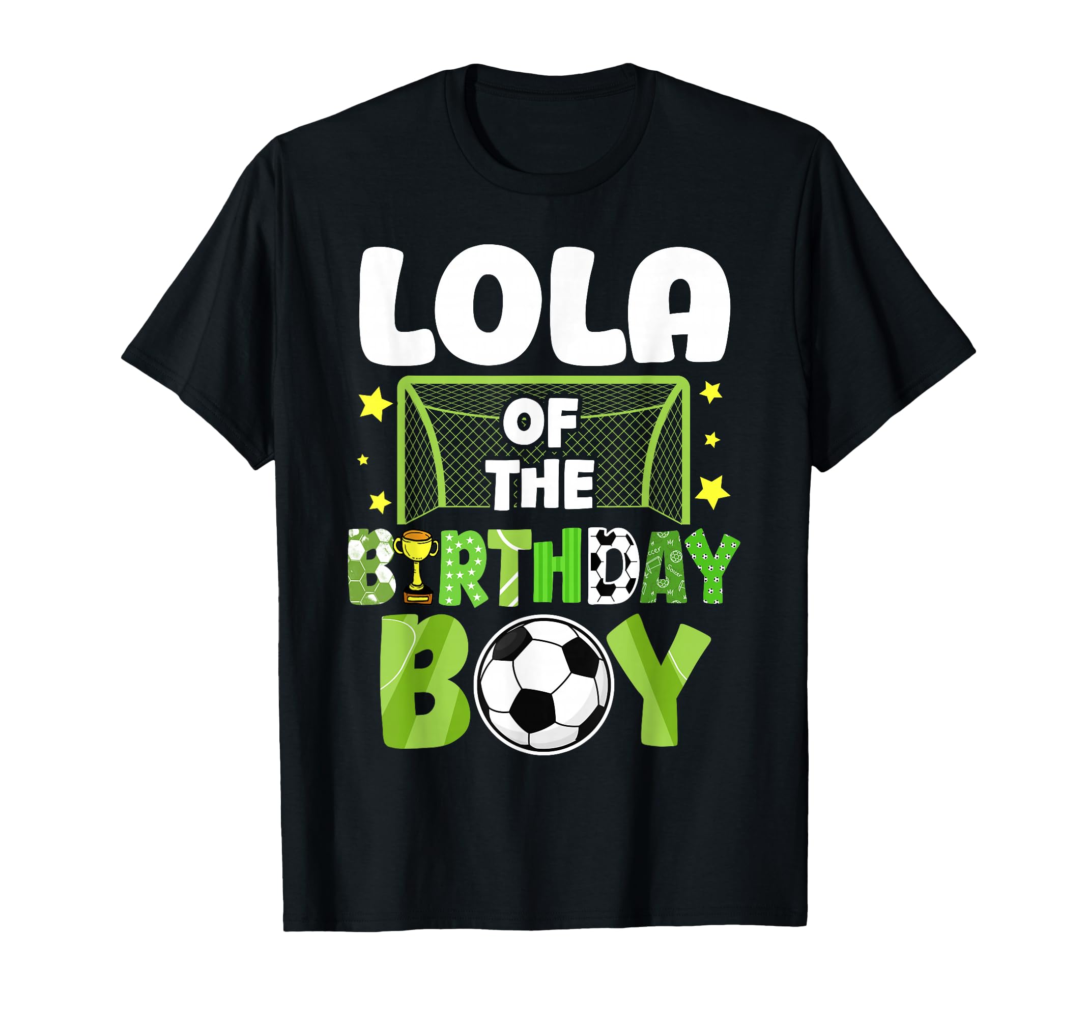 Soccer Lola Birthday Party Family T-Shirt - Custom Art Print Unisex - T-Shirt, Sweatshirt, Hoodie