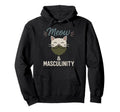 Cat Dad Beard Funny Feline Lover Whiskered Hoodie - Graphic Print Unisex - T-Shirt, Sweatshirt, Hoodie