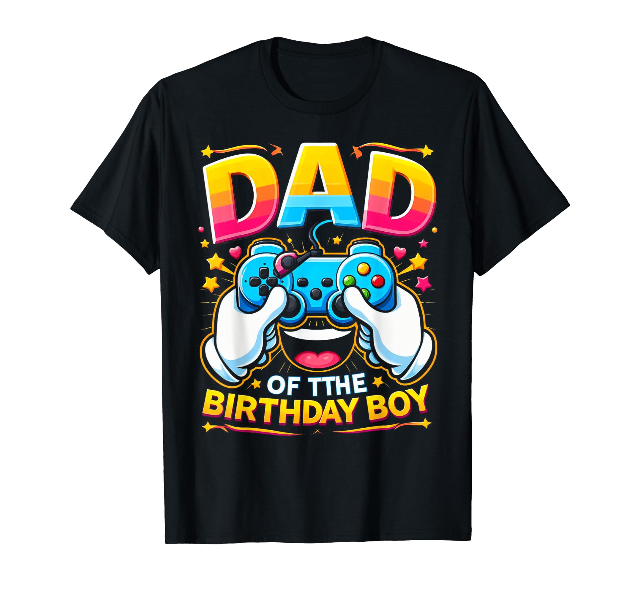 Dad Birthday Matching Video Gamer T-Shirt - Fun Novelty Design for Adults - T-Shirt, Sweatshirt, Hoodie