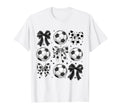 Coquette Bow Soccer Season Game Day T-Shirt - Fun Novelty Design Unisex - T-Shirt, Sweatshirt, Hoodie