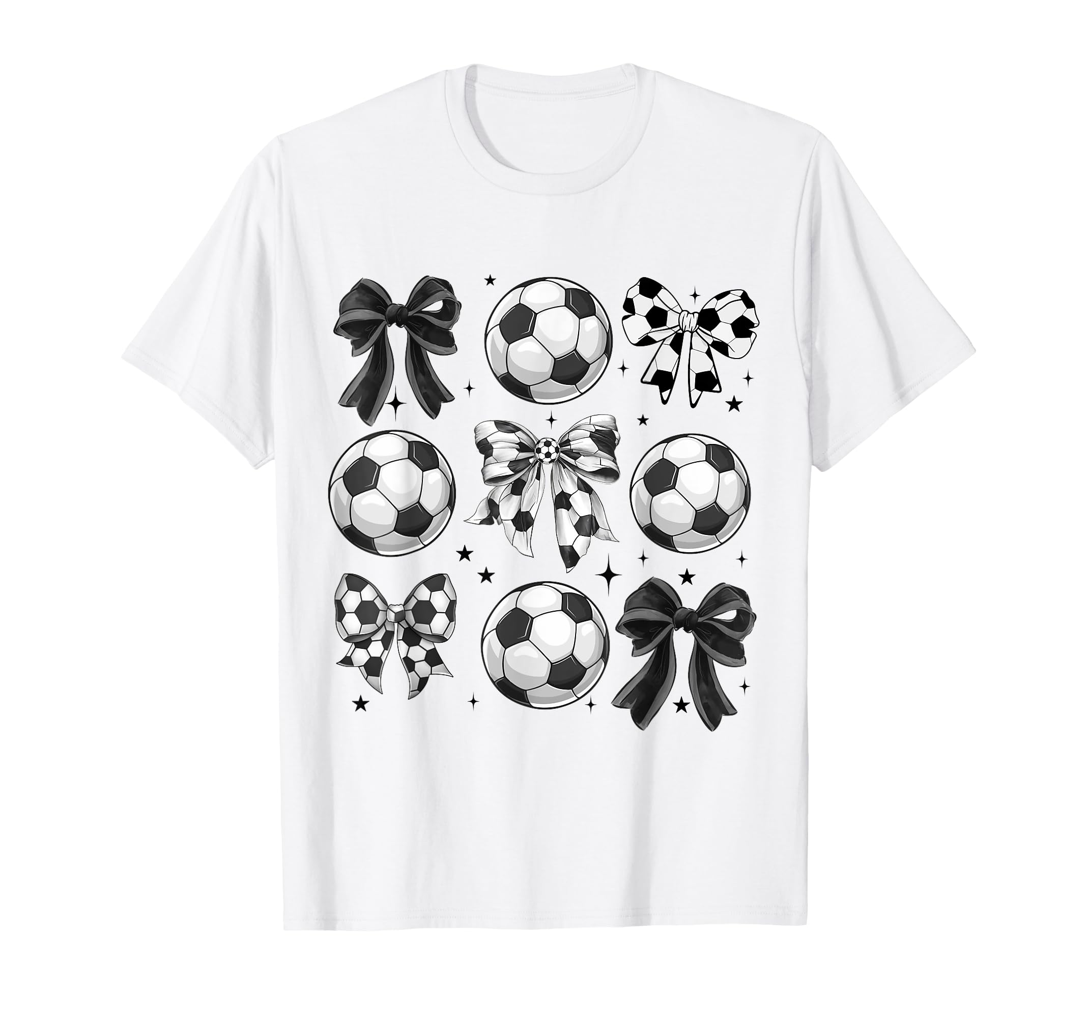 Coquette Bow Soccer Season Game Day T-Shirt - Fun Novelty Design Unisex - T-Shirt, Sweatshirt, Hoodie