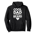 Bearded Dad Funny Beard Lover Fathers Hoodie - Minimalist Print Men Women - T-Shirt, Sweatshirt, Hoodie