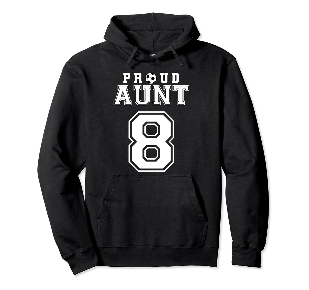 Number 8 Custom Proud Soccer Futbol Hoodie - Custom Art Print for Adults - T-Shirt, Sweatshirt, Hoodie