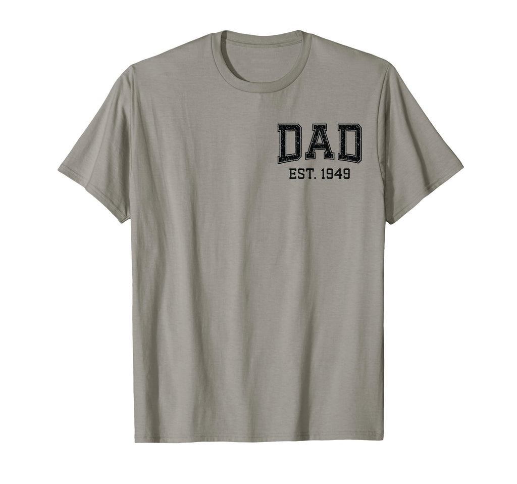 Dad Est 1949 Custom Dad Personalized T-Shirt - Streetwear Style for Adults - T-Shirt, Sweatshirt, Hoodie