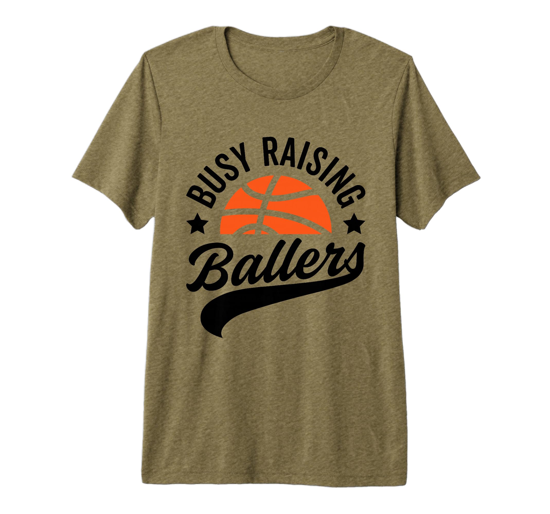 Busy Raising Ballers Basketball Cheer T-Shirt - Minimalist Print Unisex - T-Shirt, Sweatshirt, Hoodie