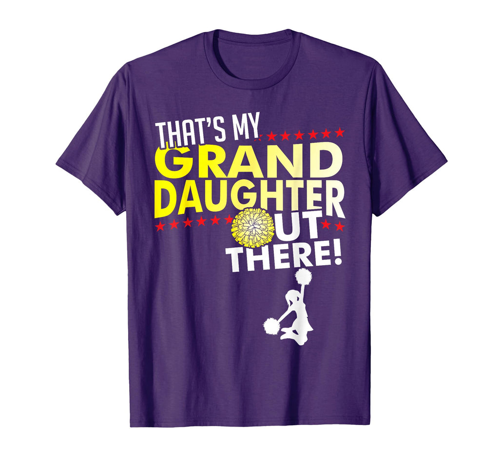 My Granddaughter Cheerleader Grandpa T-Shirt - Unique Graphic for Adults - T-Shirt, Sweatshirt, Hoodie