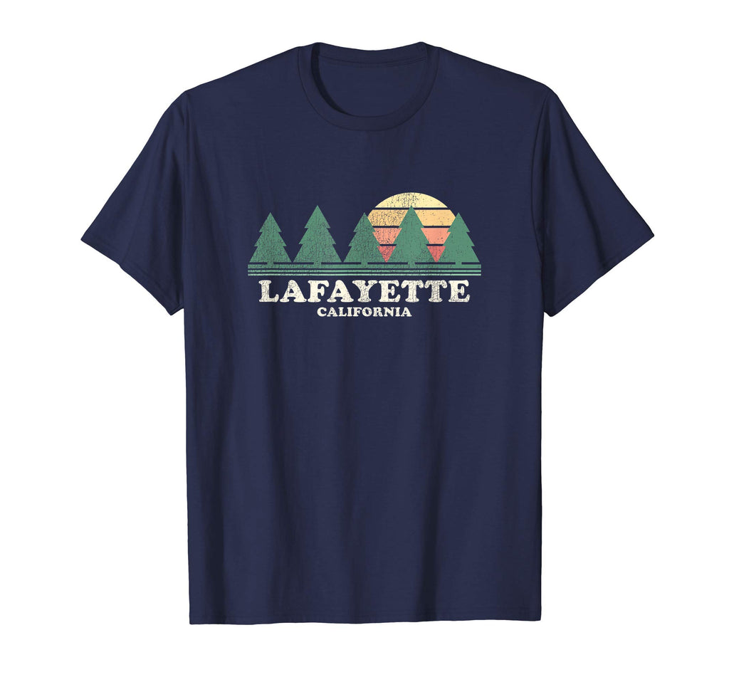 Lafayette Ca Throwback 70S T-Shirt - Trendy Graphic Unisex - T-Shirt, Sweatshirt, Hoodie