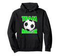 Soccer Team Manager Soccer Ball Coaches Hoodie - Fun Novelty Design Unisex - T-Shirt, Sweatshirt, Hoodie