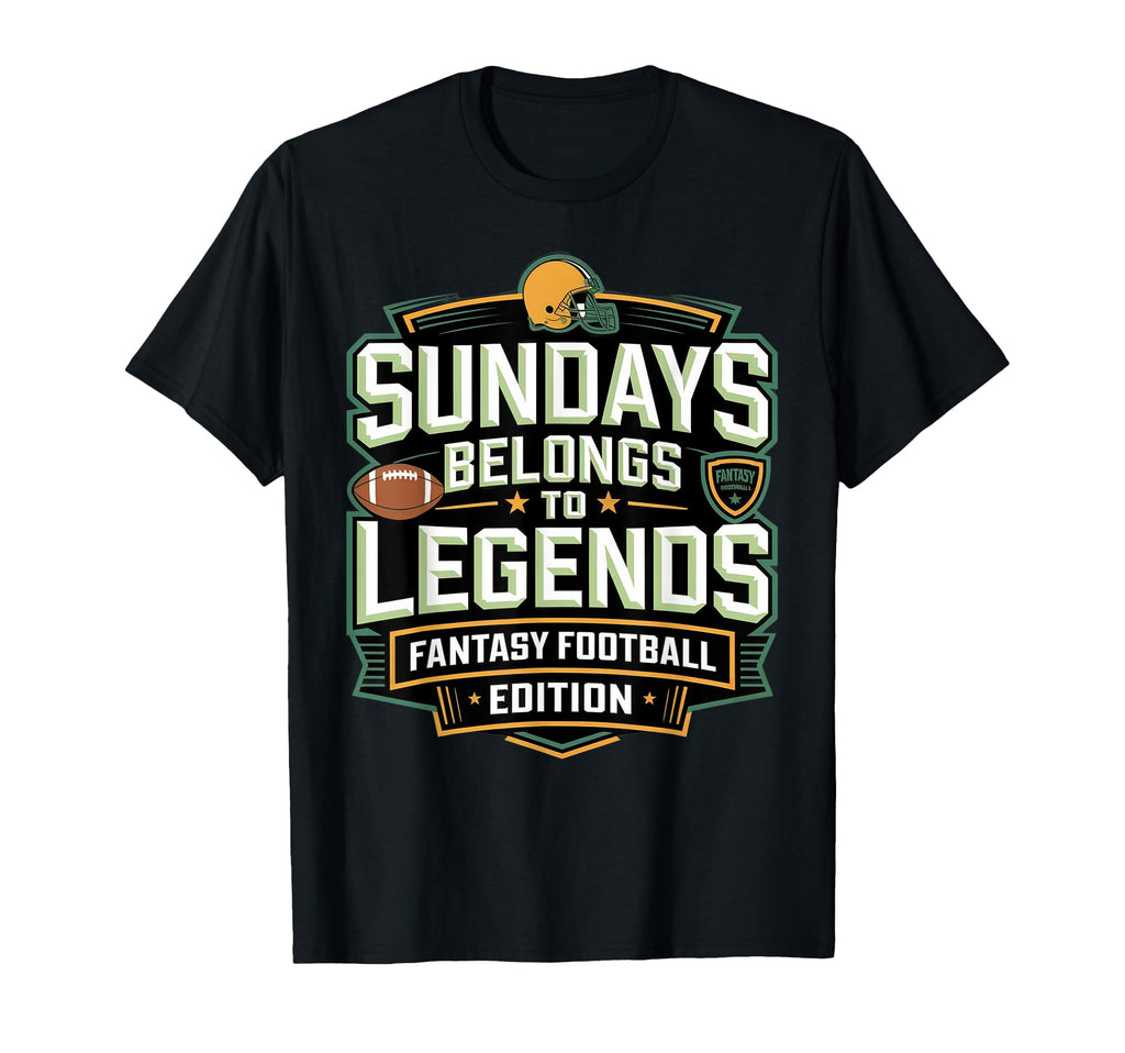 Mens Fantasy Football Legend Funny T-Shirt - Fun Novelty Design Men Women - T-Shirt, Sweatshirt, Hoodie