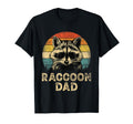 Raccoon Dad Raccoon Lovers Daddy Fathers T-Shirt - Minimalist Print Unisex - T-Shirt, Sweatshirt, Hoodie