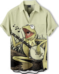 Men's Hawaiian Button Down Funny Printed Casual Short - Adult & Kids T-Shirts, Sweatshirts & Hoodies apparel design preview 1