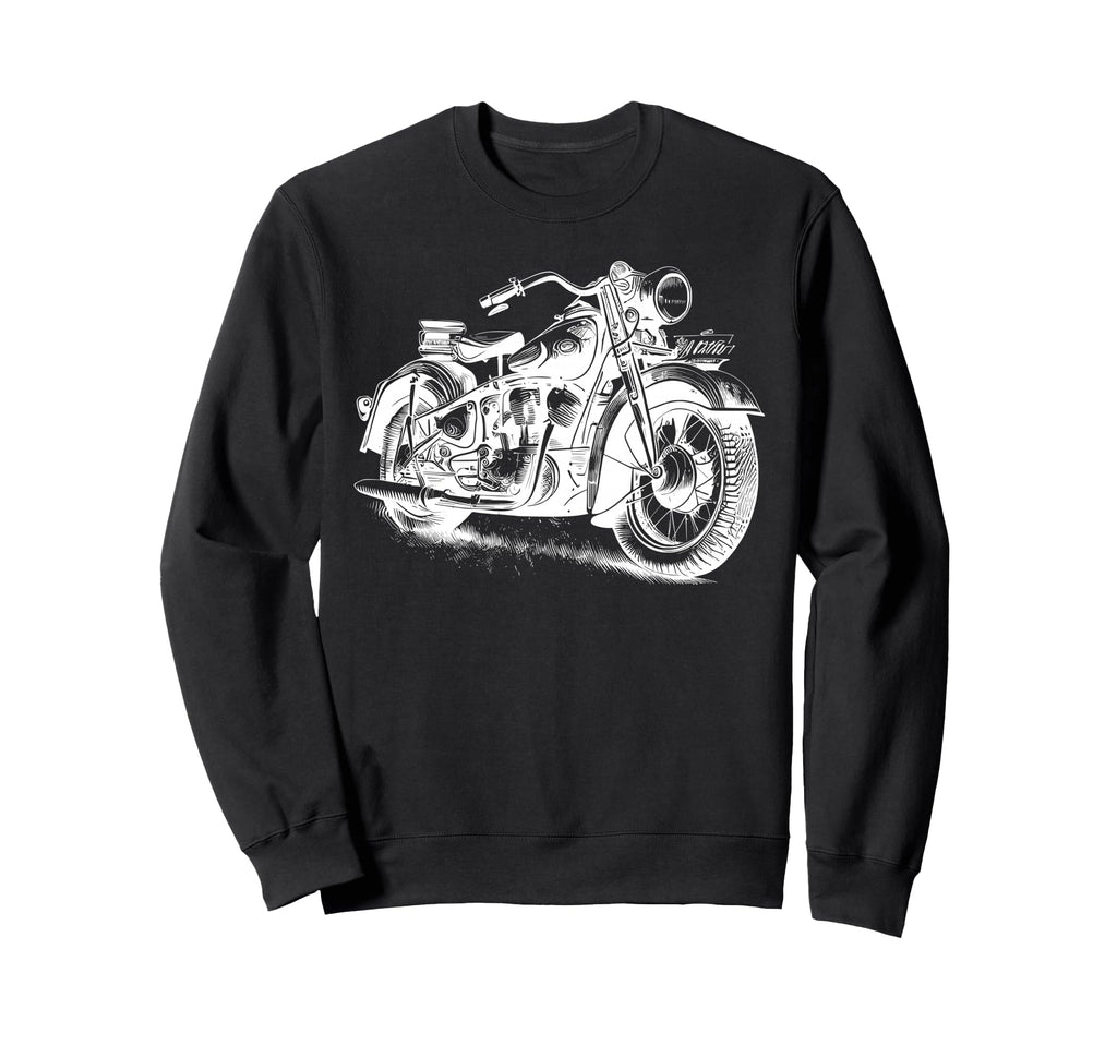 Motorcycling Biker Motorcycle Ride Sweatshirt - Minimalist Print Men Women - T-Shirt, Sweatshirt, Hoodie