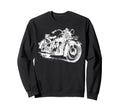 Motorcycling Biker Motorcycle Ride Sweatshirt - Minimalist Print Men Women - T-Shirt, Sweatshirt, Hoodie