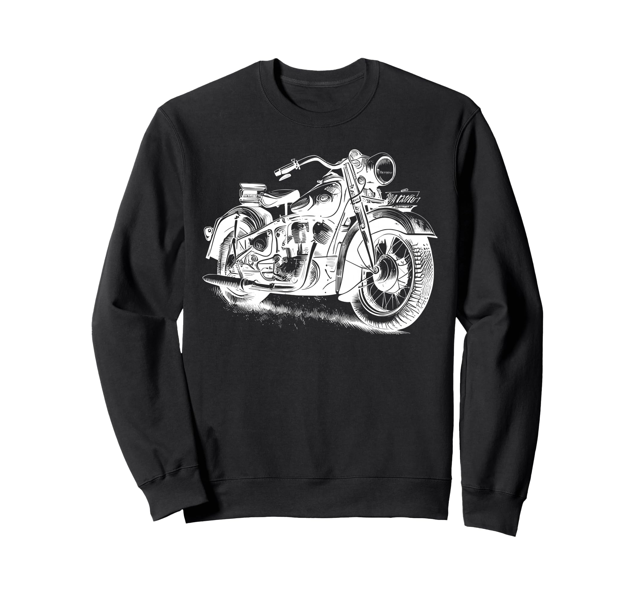 Motorcycling Biker Motorcycle Ride Sweatshirt - Minimalist Print Men Women - T-Shirt, Sweatshirt, Hoodie