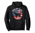 American Flag Blue Heeler Papa Red Hoodie - Streetwear Style Men Women - T-Shirt, Sweatshirt, Hoodie