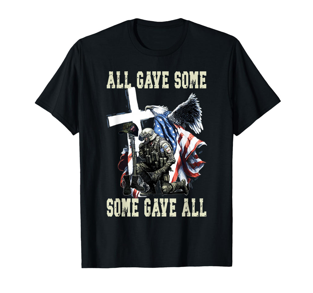 All Gave Some Some Gave All Us Flag T-Shirt - Streetwear Style for Adults - T-Shirt, Sweatshirt, Hoodie