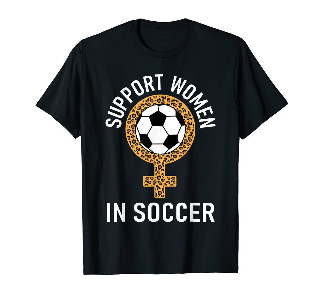 Soccer Ball Leopard Support Soccer T-Shirt - Trendy Graphic Unisex - T-Shirt, Sweatshirt, Hoodie