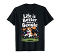 Funny Beagle Hound Beagle Dog Lovers T-Shirt - Minimalist Print Men Women - T-Shirt, Sweatshirt, Hoodie