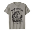 Dad Daughter Matching Fishing Funny T-Shirt - Minimalist Print for Adults - T-Shirt, Sweatshirt, Hoodie