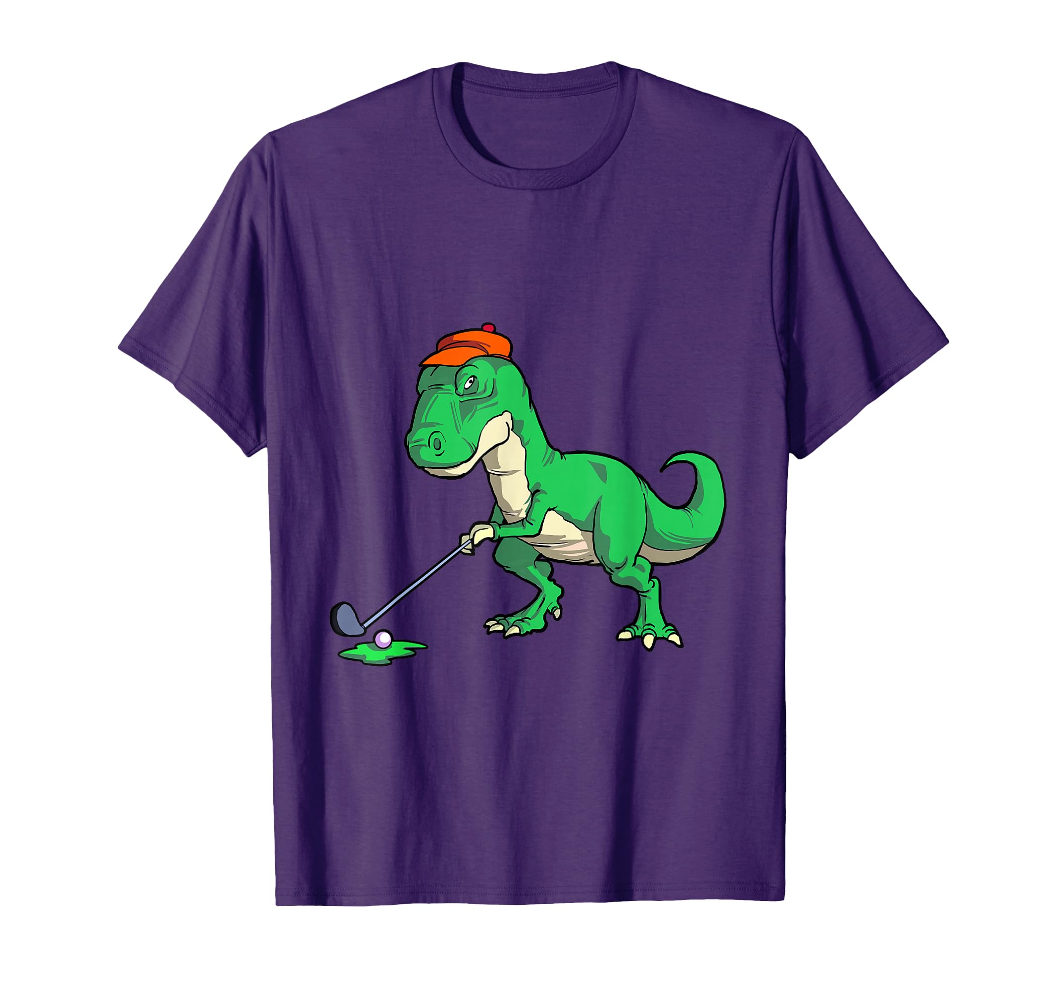 Funny T Rex Dinosaur Golf Gifts T-Shirt - Minimalist Print Men Women - T-Shirt, Sweatshirt, Hoodie