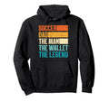 Soccer Dad Wallet Legend Fathers Day Hoodie - Trendy Graphic Unisex - T-Shirt, Sweatshirt, Hoodie