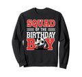 Squad Birthday Soccer Team Birthday Sweatshirt - Graphic Print for Adults - T-Shirt, Sweatshirt, Hoodie