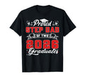 Proud Step Dad Two 2026 Graduates Funny T-Shirt - Graphic Print for Adults - T-Shirt, Sweatshirt, Hoodie