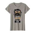 Womens Soccer Mom Mama Leopard Messy T-Shirt - Trendy Graphic Men Women - T-Shirt, Sweatshirt, Hoodie