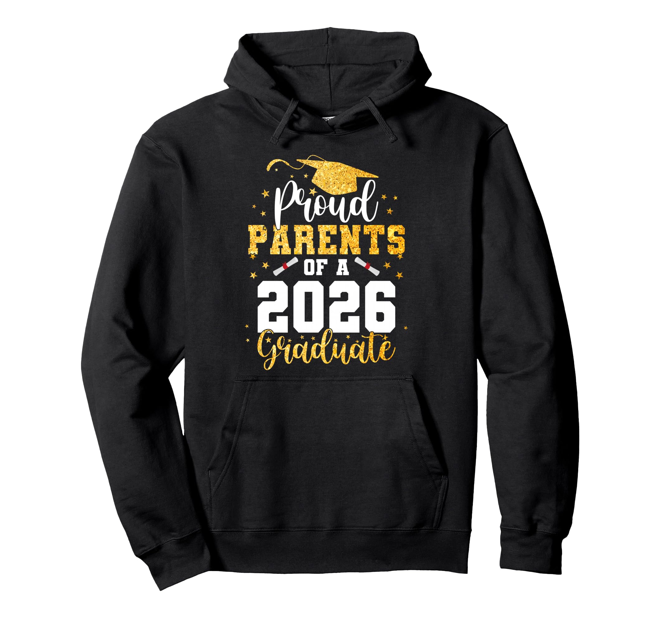 Proud Parents Class 2026 Graduate Hoodie - Fun Novelty Design Men Women - T-Shirt, Sweatshirt, Hoodie
