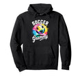 Soccer Grammy Grandma Tie Dye Hoodie - Trendy Graphic for Adults - T-Shirt, Sweatshirt, Hoodie
