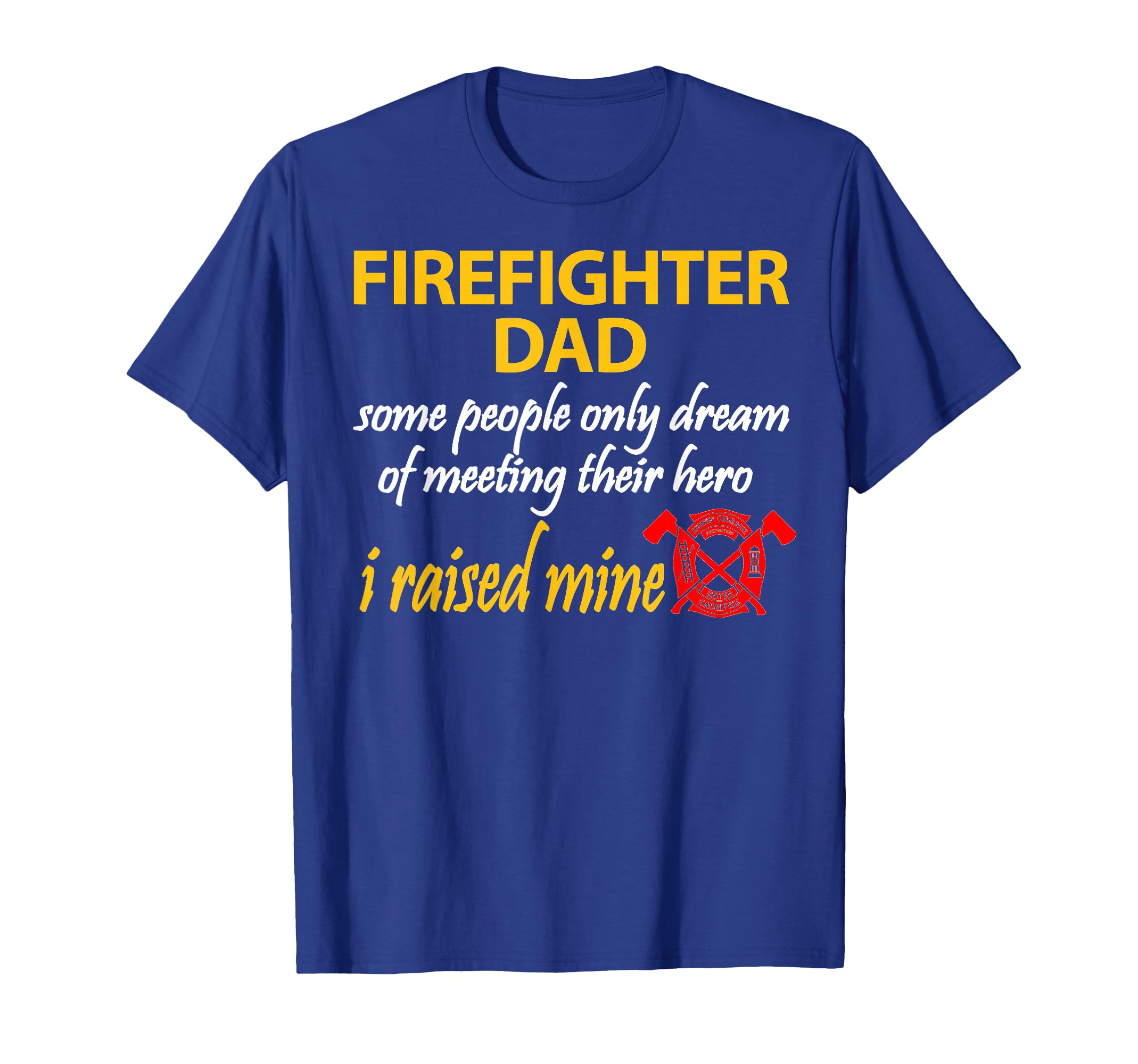 My Son Is Firefighter Firefighter Dad T-Shirt - Trendy Graphic for Adults - T-Shirt, Sweatshirt, Hoodie