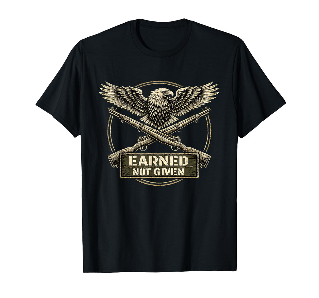 Patriotic Eagle Military Dad T-Shirt - Fun Novelty Design Men Women - T-Shirt, Sweatshirt, Hoodie