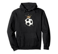 Awesome Soccer Crown Costume Ball King Hoodie - Novelty Apparel Men Women - T-Shirt, Sweatshirt, Hoodie
