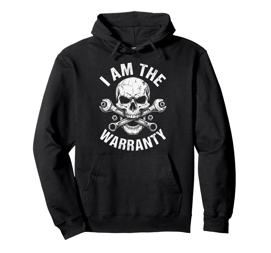 Im Warranty Handyman Dad Skull Hoodie - Custom Art Print for Adults - T-Shirt, Sweatshirt, Hoodie