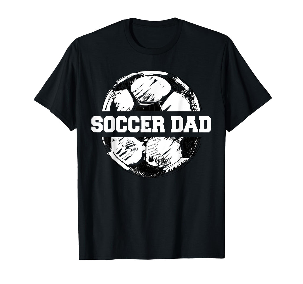 Soccer Dad Soccer Ball Split Funny T-Shirt - Fun Novelty Design Men Women - T-Shirt, Sweatshirt, Hoodie