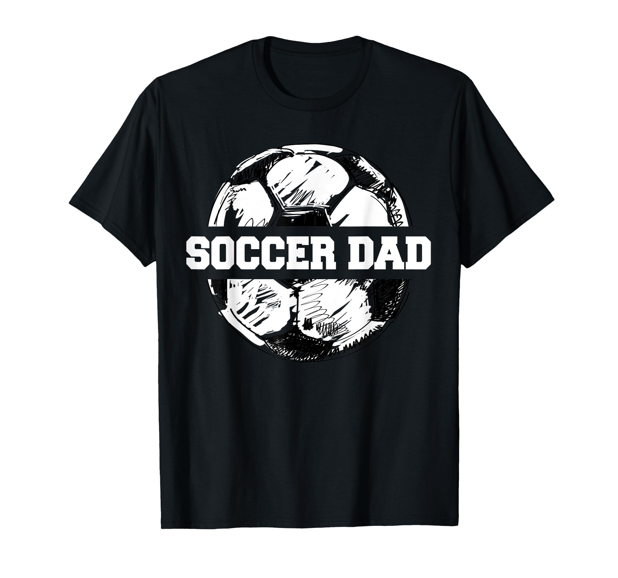 Soccer Dad Soccer Ball Split Funny T-Shirt - Fun Novelty Design Men Women - T-Shirt, Sweatshirt, Hoodie